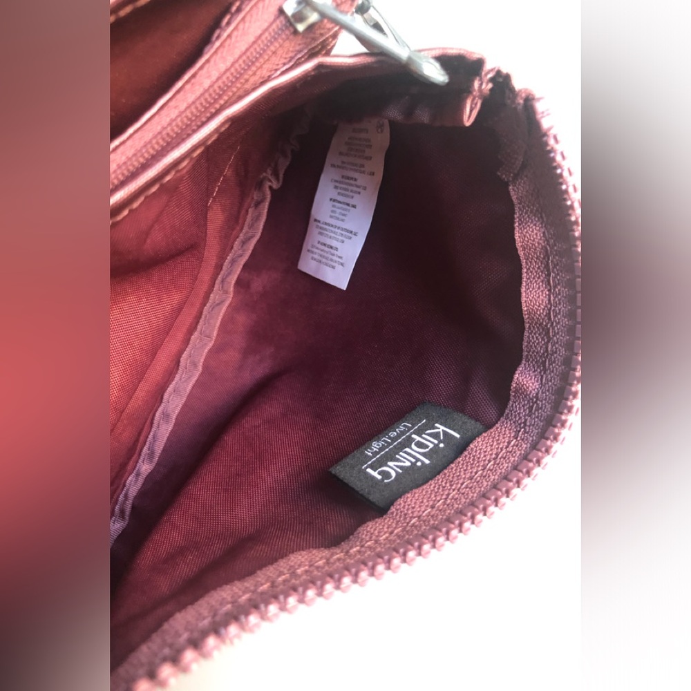 Kipling Creativity Small Purse Metallic Pink - Picture 8 of 11